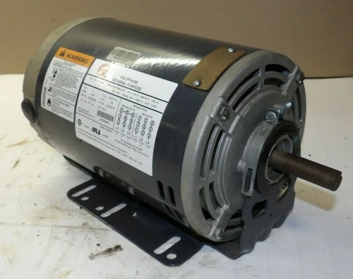 NEW US MOTORS 1 HP AC MOTOR 208-230/460 VAC 3Ø 1725 RPM 56H FRAME ODP D1S2AH9