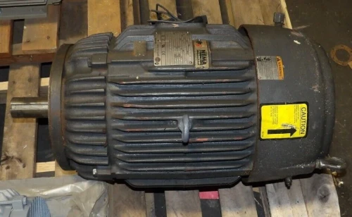 EMERSON 25 HP VERTICAL MOUNT AC MOTOR 460 VAC 3Ø 1775 RPM 184TC TE H25P2CCR CTEF