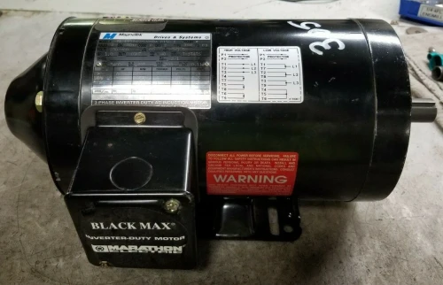 NEW MAGNETEK 1 HP ELECTRIC AC MOTOR 230/460 VAC 1750 RPM 143TCZ FRAME 3 PHASE