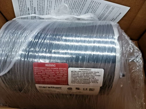 New Marathon .25 HP AC electric motor 48 frame 230/460 vac 3ph 1725 rpm DP gG044