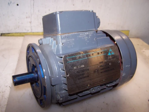REBUILT LOHER .55 KW AC ELECTRIC MOTOR 1690 RPM 265/460 VAC ANCA-071BJ-04E
