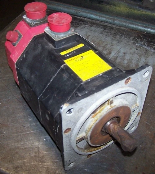 FANUC 5F/3000 AC SERVO MOTOR A06B-0345-B331 3000 RPM 117 VOLT
