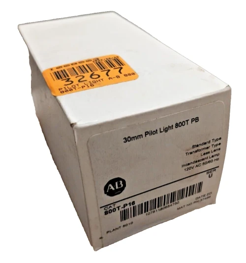 NEW SEALED ALLEN BRADLEY 800T-P16 PILOT LIGHT 120 VAC ( CHOOSE YOUR LENS COLOR)