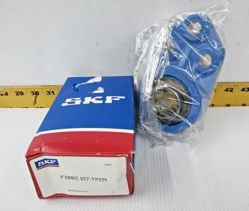 New SKF Three-Bolt Bracket Flanged Ball Bearing F3BBC 107-TPZM