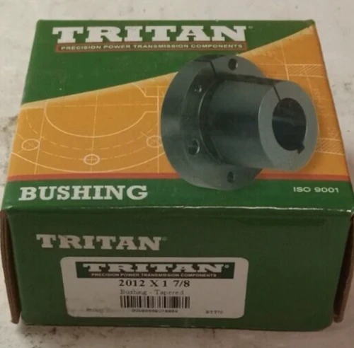NEW TRITAN TAPER-LOCK BUSHING 1.8750 BORE 1/2X1/4" KW 2.75" OD 2012X1-7/8