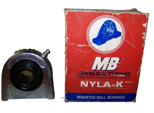NEW MB MANUFACTURING NYLA-K PILLOW BLOCK BEARING 3/4" BORE NTBC-25-3/4