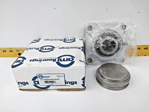 New ami Stainless 4-Bolt Flanged Bearing 1-3/8" Bore UCF208-22NPG8AOSCES
