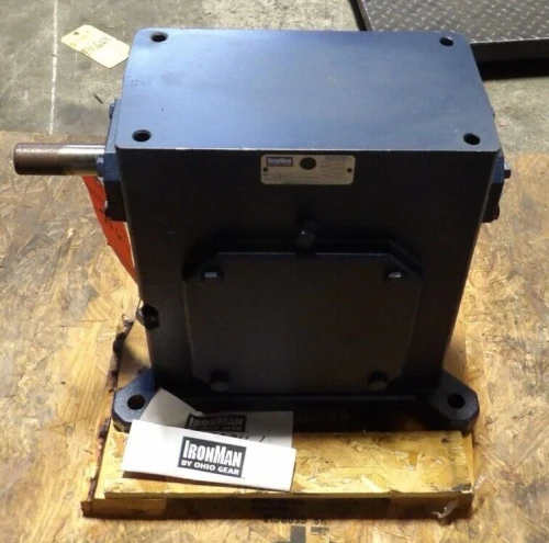 NEW OHIO GEAR "IRONMAN" T852 50:1 WORM GEAR REDUCER 5.14 IN HP 6950 IN LBS OUT