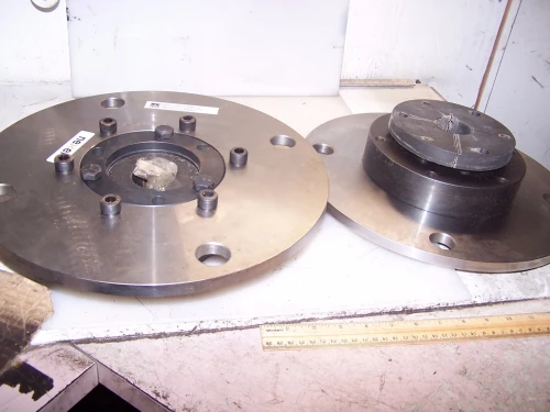 (2) NEW NEXEN CARLSON DIMOND WRIGHT CLUTCH BRAKE DISC HUB 14" OD 1-3/4" ID BORE