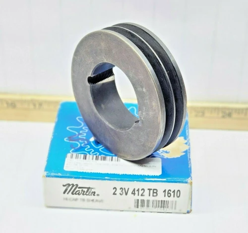 New Martin HI-CAP Taper Bushed Sheave 4.12" O.D. 2 Groove 2/3V412TB-1610