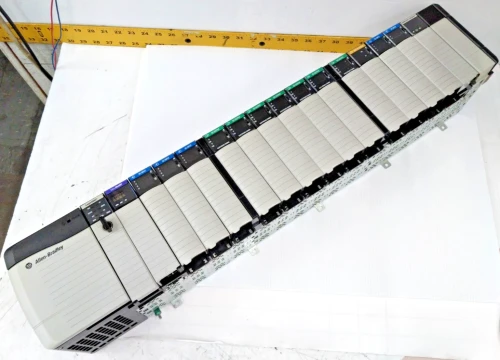 Allen-Bradley 17 Slot Chassis With Power Supply, Processor & I/O Modules