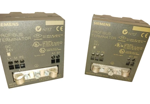 LOT OF 2 SIEMENS 6ES7 972-0DA00-0AA0 PROFIBUS TERMINATOR