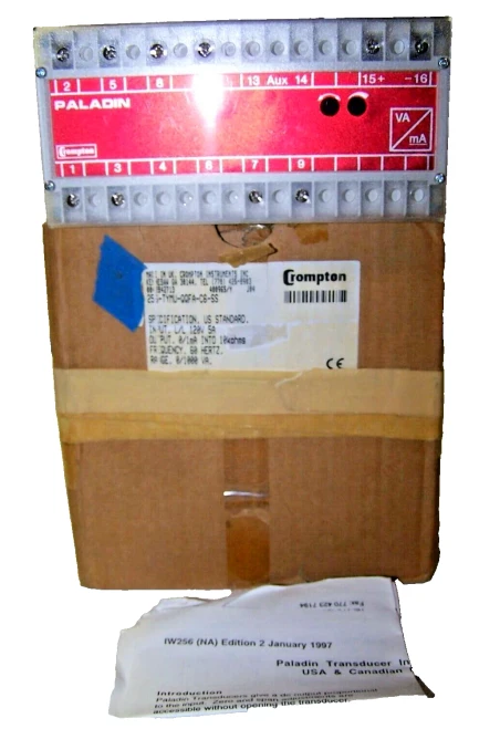 NEW CROMPTON PALADIN 256-TYMU TRANSDUCER 256-TYMU-QQFA-C6-SS