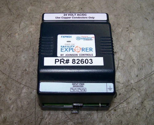 JOHNSON CONTROLS FXPM24 POWER MODULE 24 VAC/DC DIN RAIL MOUNT