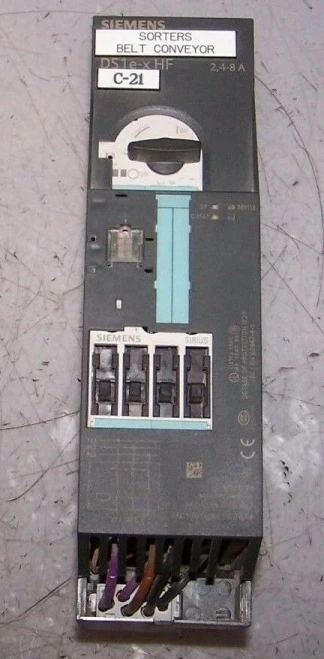 SIEMENS DS1E-X HF COMPACT MOTOR STARTER 2.4-8 AMP 3RV1321-1HH10