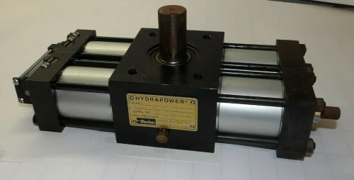 PARKER HYDRAPOWER AIR / OIL ROTARY ACTUATOR 2" BORE 250 PSI PTR206-060E-AB23-C