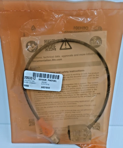 New Sealed IFM 06H301 PhotoElectric Senor Quick Connect O6H-FPKG/0,30m/US