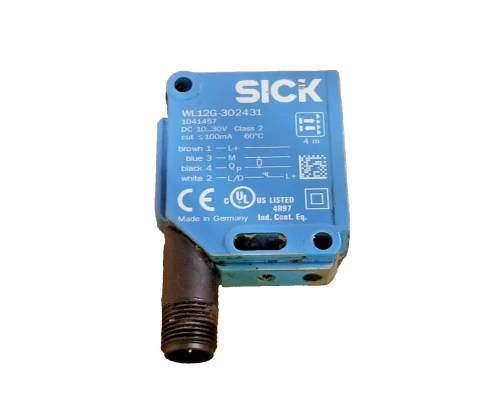 SICK PHOTOELECTRIC SENSOR 0-4m SENSING 10-30 VDC WL12G-302431