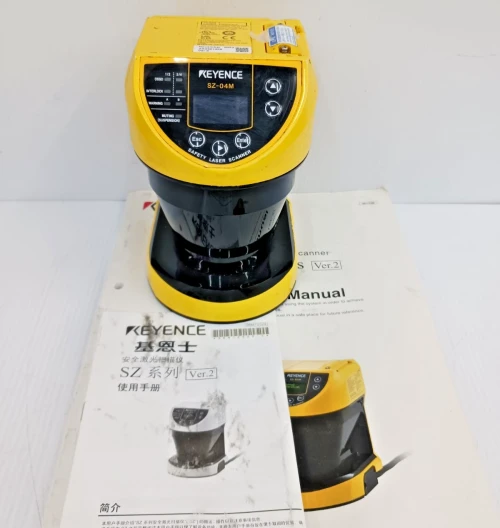 Keyence SZ-04M Safety Laser Scanner with user manual
