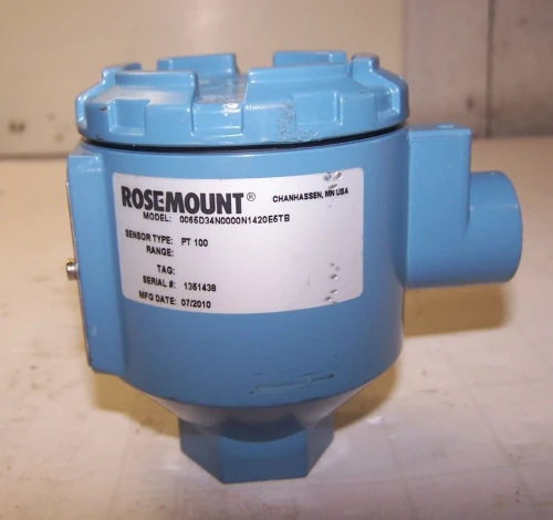 ROSEMOUNT PT100 TEMPERATURE TRANSMITTER 0065D34N0000N1420E5TB