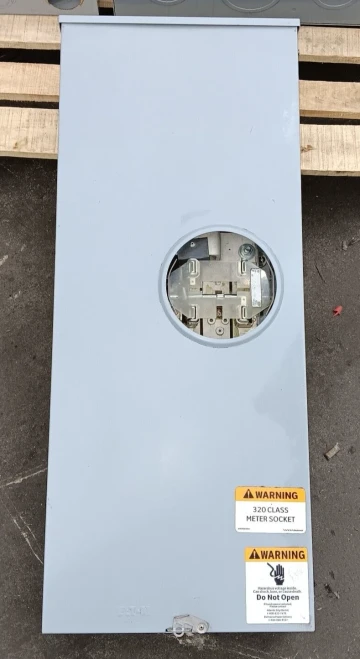 Eaton 1009444CH 320 Amp Meter Socket 1-Phase Ringless 4-jaw 600 V ac