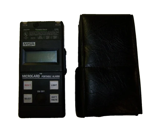 MSA MICROGARD PORTABLE ALARM W/ NICAD BATTERY PACK 478510