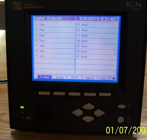 POWER MEASUREMENT ION 7550 ANALYZING METER 85-240 VAC 110-330 VDC