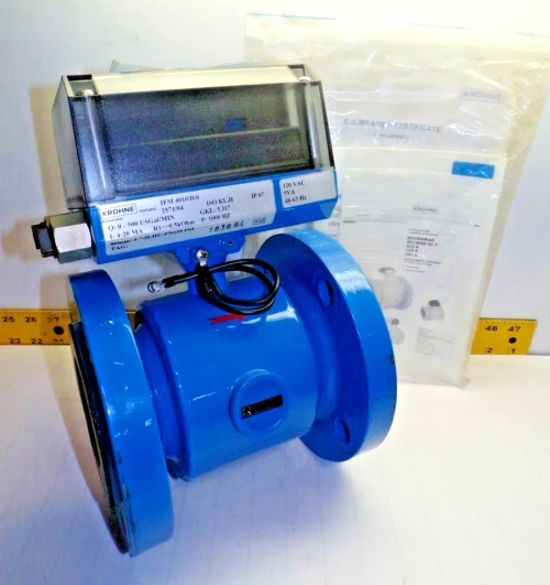 New Krohne Altometer Electromagnetic Flowmeter 3" 120 VAC IFM 4010/D/6