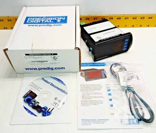 NEW PRECISION DIGITAL 1/8 DIN ANALOG INPUT RATE/TOTALIZER PANEL METER PD6200-7H3