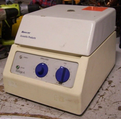 BAXTER SCIENTIFIC 1217 BIOFUGE A 120 VAC 1.7 AMP 136 WATT 60 Hz
