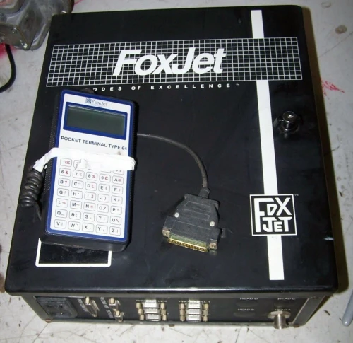 FOXJET PRINT CONTROLLER W/ POCKET TERMINAL TYPE 64 110/120 VAC 3 AMP