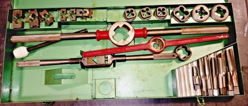 Greenfield Little Giant Tap And Die Set *Missing A Few Items, See Photos.*