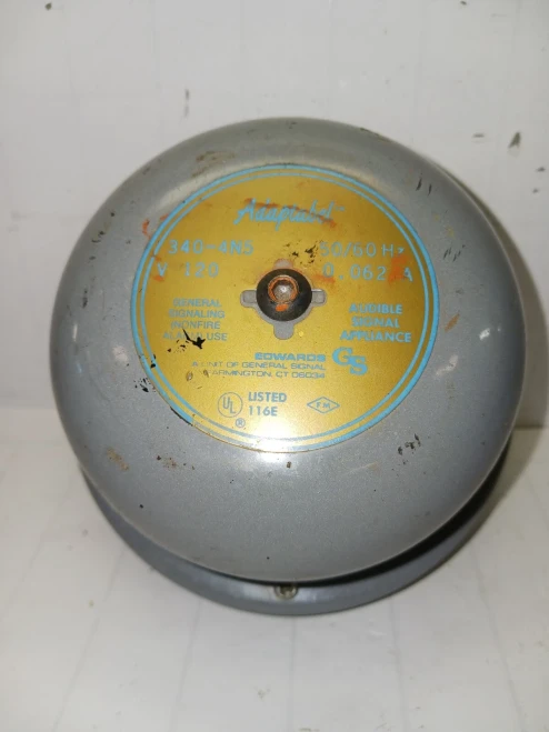 EDWARDS 340-4N5 GENERAL SIGNALING NON-FIRE ALARM 120 VAC .062 AMPS