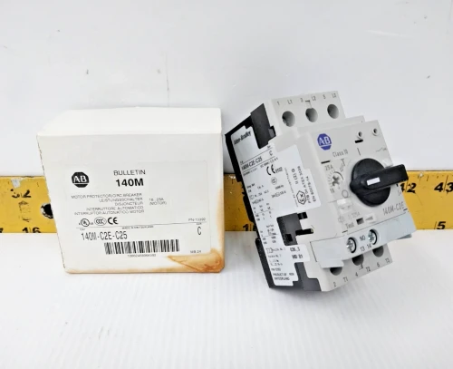 New Allen-Bradley Motor Protector / Circuit Breaker 18 - 25 Amps 140M-C2E-C25