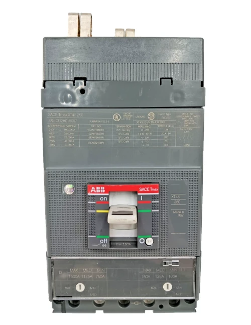 New ABB 150 Amp Circuit Breaker 3 Pole 600 VAC / 500 VDC XT4SU3150BYJ000XXX