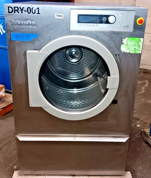 Miele Industrial Stainless Steel Tumble Dryer 16-20 kg Capacity PT8407 EL BSS