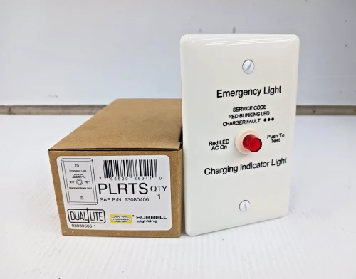 NEW HUBBELL DUAL-LITE REMOTE TEST SWITCH PLRTS