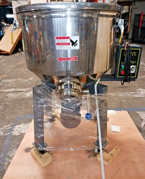 NEW NASER VERTICAL PLASTICS COLOR MIXER 34"X32"X42" CAPCITY 50, 1.5 KW NPM-V50
