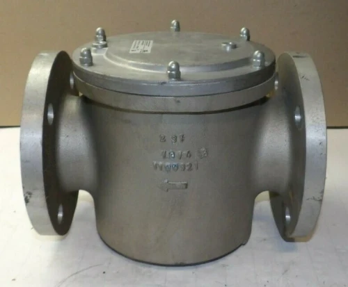 NEW KROM SCHRODER FLANGED 2-1/2" GAS FILTER W/ SCREW PLUG @ IN-OUT GFK65TA40-3