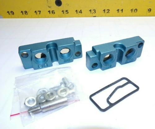 NEW MAC VALVES A2-5004-01 VALVE MANIFOLD END PLATE 1/4" NPT