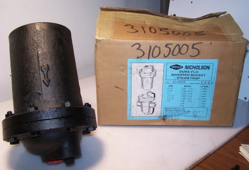NEW NICHOLSON 0043055 DURO-FLO INVERTED STEAM TRAP 1/2" 125 PSI MODEL 22