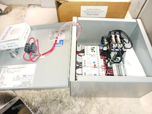 NEW MARS 1 HP 2 MOTOR DOOR OPENER CONTROLLLER S2B4A W/ TZ6112F LIMIT SWITCH
