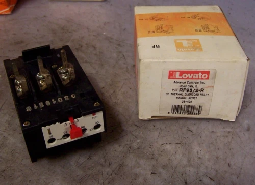 NEW LOVATO THERMAL OVERLOAD RELAY 28-42 AMPS 600 VAC 3 POLE RF95/2-R