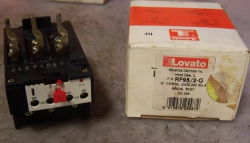 NEW LOVATO THERMAL OVERLOAD RELAY 20-33 AMPS 600 VAC 3 POLE RF95/2-Q
