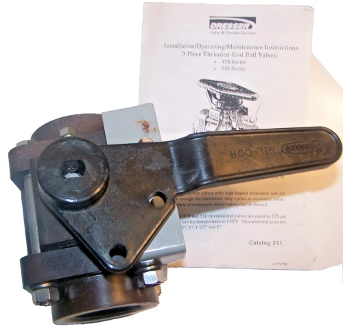 New Nil-Cor 1-1/2" Threaded End Ball Valve Series 510 1-1/2 510 ST VS