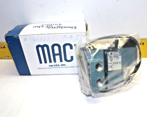 New MAC 4-Way Directional Solenoid Valve 1/4" NPT PME-119AAAA / 912B-PM-119AA