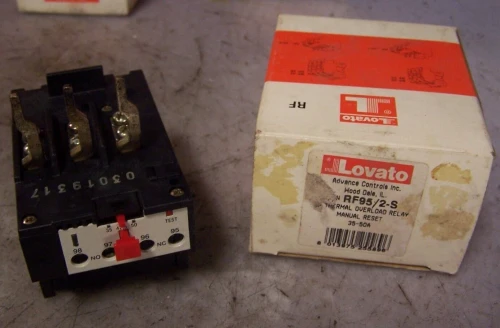 NEW LOVATO THERMAL OVERLOAD RELAY 35-50 AMPS 600 VAC 3 POLE RF95/2-S