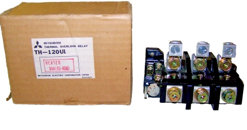 NEW MITSUBISHI THERMAL OVERLOAD RELAY 54 AMP 600 VAC TH-120UL