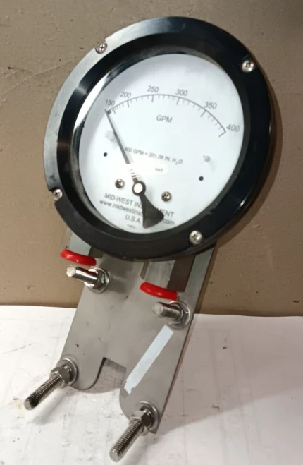 NEW MIDWEST INSTRUMENTS 142SG-03-(GK)O 400 GPM GAGE 1/2" NPT
