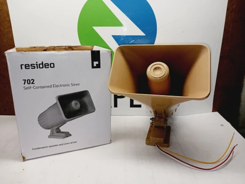 NEW RESIDEO 702 OUTDOOR SELF-CONTAINED COBINATION SPEAKER AND SIREN DRIVER